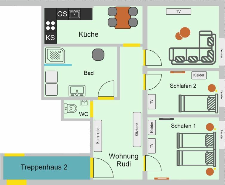 Provizial Ferienwohnung Rudi Wadgassen Luaran gambar